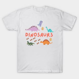 Dinosaurs Tshirt For Kids T-Shirt